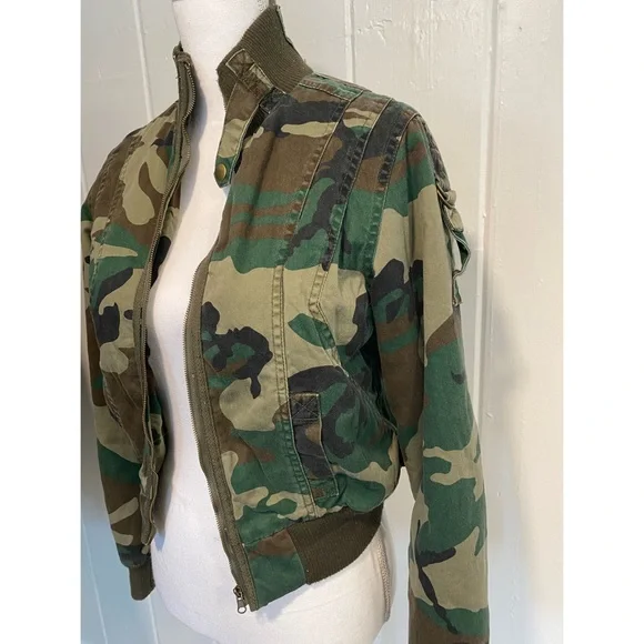 Camouflage Bomber Jacket - Picture 2 of 6